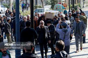 تشییع پیکر زنده‌یاد عنایت الله بخشی +عکس