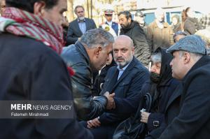 تشییع پیکر زنده‌یاد عنایت الله بخشی +عکس