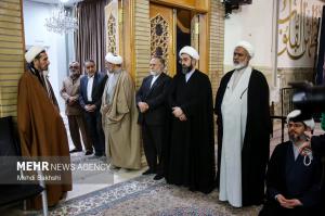 چهلم شهدای فتنه آمریکایی صهیونی در حرم بانوی کرامت +عکس