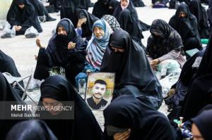 چهلم شهدای فتنه آمریکایی صهیونی در حرم بانوی کرامت +عکس