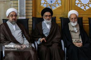 چهلم شهدای فتنه آمریکایی صهیونی در حرم بانوی کرامت +عکس