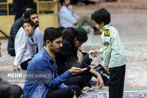 چهلم شهدای فتنه آمریکایی صهیونی در حرم بانوی کرامت +عکس