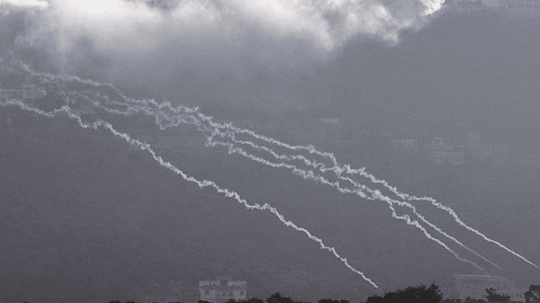 رهاسازی مواد شیمیایی توسط اسرائیل در مرز سوریه