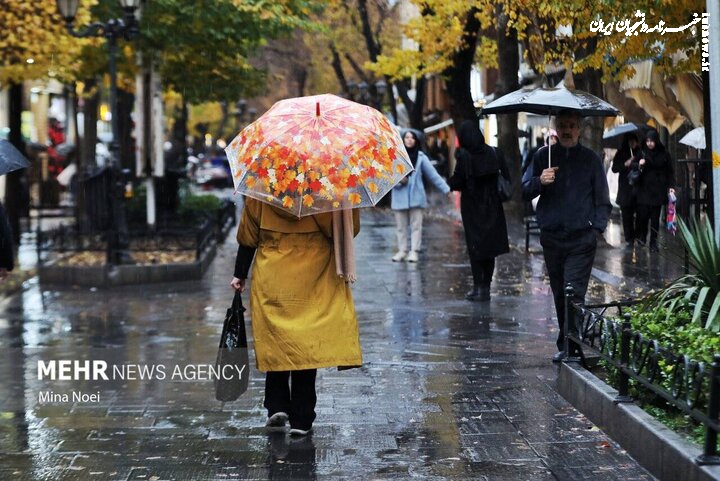سامانه بارشی از امروز وارد تهران می‌شود