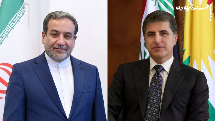 گفتگوی تلفنی وزیر امور خارجه با رئیس اقلیم کردستان عراق