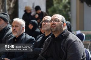 تجمع هنرمندان در وداع با رهبر شهید انقلاب