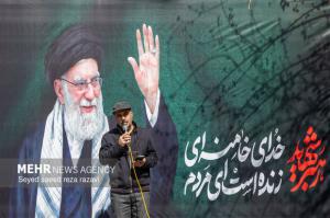 تجمع هنرمندان در وداع با رهبر شهید انقلاب
