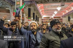 شادی مردم قم پس از اعلام رهبری آیت الله مجتبی خامنه‌ای
