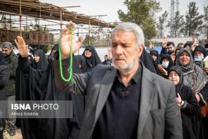مراسم تشییع پیکر شهدای تجاوز آمریکا و رژیم صهیونیستی تهران +عکس