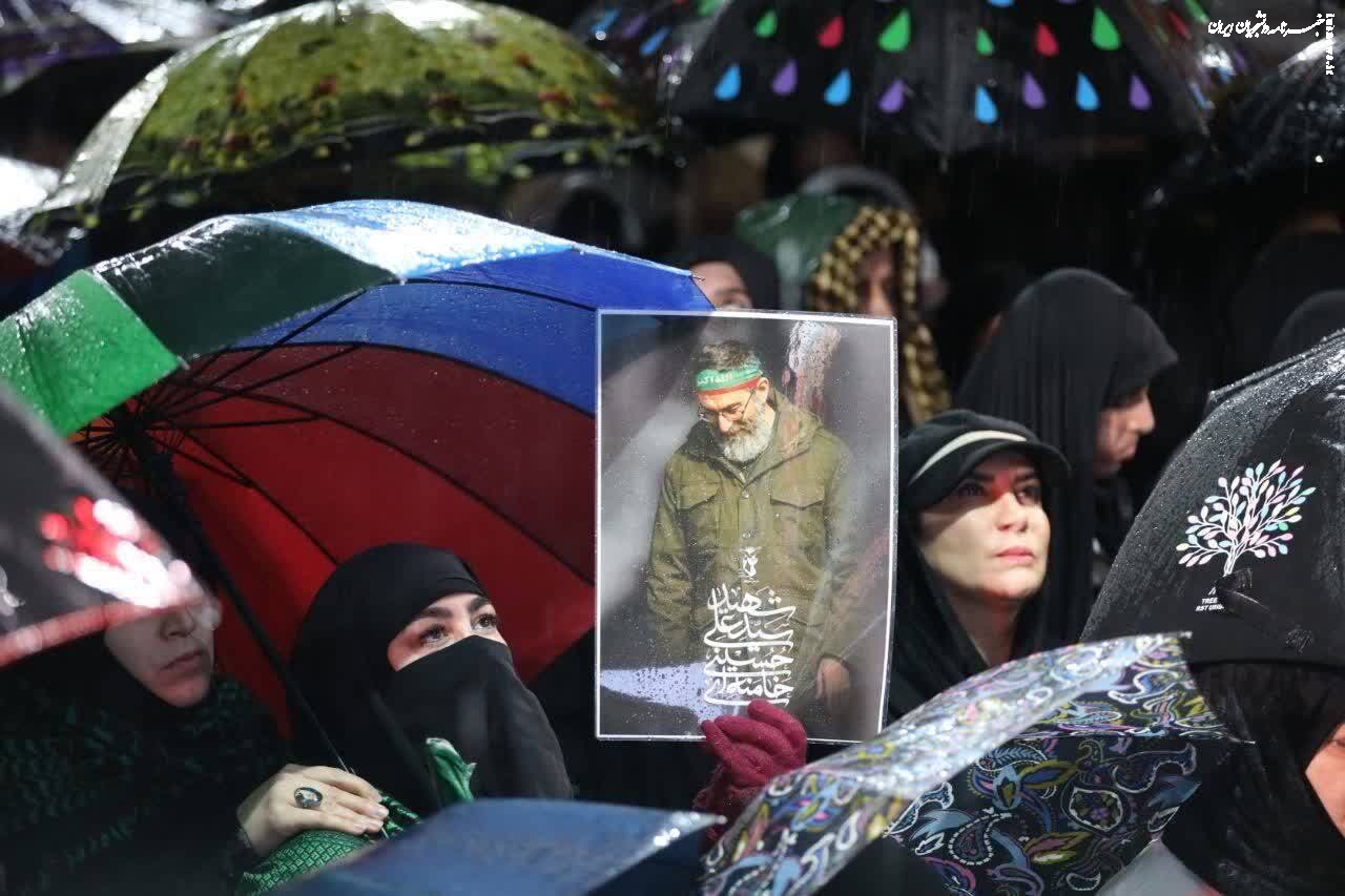 برف و باران هم مانع تجمعات شبانه ملت ایران نشد