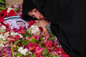 عکس | مراسم وداع با پیکر شهدای جنگ رمضان در بهشت زهرا(س) تهران