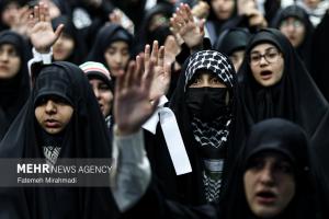 مراسم تجدید میثاق جنبش دانشجویی با آرمان‌های امام شهید +عکس
