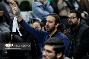 مراسم تجدید میثاق جنبش دانشجویی با آرمان‌های امام شهید +عکس