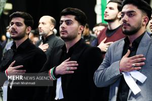 مراسم تجدید میثاق جنبش دانشجویی با آرمان‌های امام شهید +عکس