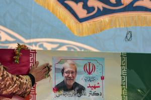 تشییع شهیدان لاریجانی، سلیمانی و شهدای ناو دنا +عکس