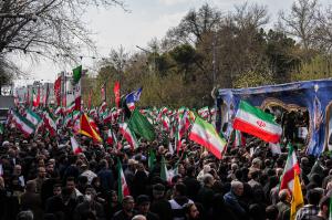 تشییع شهیدان لاریجانی، سلیمانی و شهدای ناو دنا +عکس