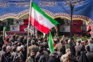 تشییع شهیدان لاریجانی، سلیمانی و شهدای ناو دنا +عکس