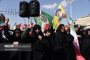 تشییع پیکر مطهر شهید «اسماعیل خطیب» در مشهد +عکس