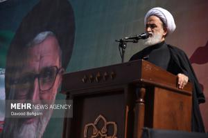 تشییع پیکر مطهر شهید «اسماعیل خطیب» در مشهد +عکس
