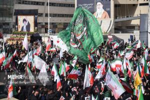 تشییع پیکر مطهر شهید «اسماعیل خطیب» در مشهد +عکس