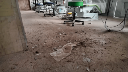 خسارت به دانشکده دندانپزشکی کرمانشاه پس از حملات هوایی دشمن +عکس