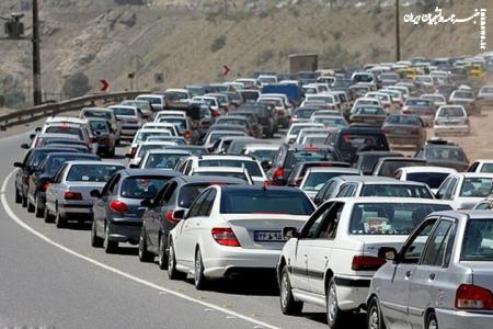 ترافیک سنگین در جاده های شمالی کشور