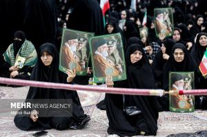 مراسم بزرگداشت سپهبد شهید موسوی در قم +عکس