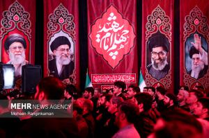 مراسم چهلمین روز شـــهادت رهبر انقلاب +عکس