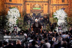 مراسم چهلمین روز شـــهادت رهبر انقلاب +عکس