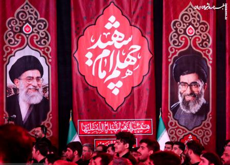 مراسم چهلمین روز شـــهادت رهبر انقلاب +عکس