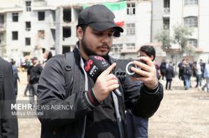 بازدید سفرای خارجی از آثار تجاوز به بیمارستان گاندی و واحدمسکونی تهران