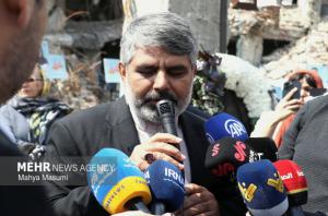 بازدید سفرای خارجی از آثار تجاوز به بیمارستان گاندی و واحدمسکونی تهران