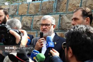 بازدید سفرای خارجی از آثار تجاوز به بیمارستان گاندی و واحدمسکونی تهران