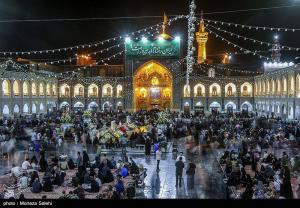 حال و هوای حرم مطهر رضوی در آستانه میلاد امام رضا(ع) +عکس