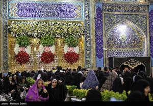 حال و هوای حرم مطهر رضوی در آستانه میلاد امام رضا(ع) +عکس