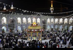 حال و هوای حرم مطهر رضوی در آستانه میلاد امام رضا(ع) +عکس