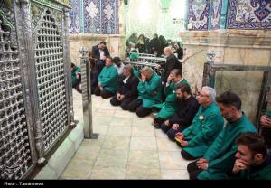 گل‌آرایی ضریح اخت‌الرضا(س) +عکس