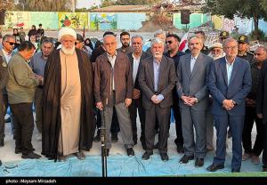 بازدید وزیر فرهنگ و ارشاد اسلامی از مدرسه شجره طیبه میناب +عکس