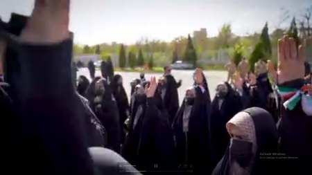 فیلم |  نمایی  از حضور دانشجویی در  رزمایش بزرگ  ایران امام رضایی