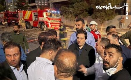 تعداد فوتی های آتش‌سوزی مجتمع ارغوان اندیشه به ۱۱ نفر رسید