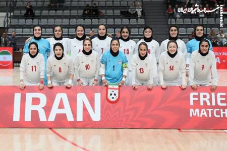 زنان فوتسال ایران در جمع ۱۰ تیم برتر جهان