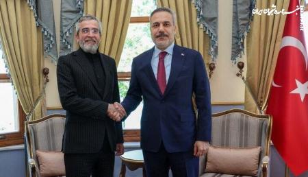 وزیر خارجه ترکیه با علی باقری دیدار کرد