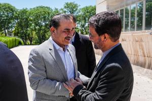 دیدار وزیر کشور پاکستان با محمدباقر قالیباف +عکس