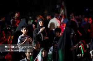 مراسم مناجات و توسل به امام زمان(عج) در رواق کشوردوست +عکس