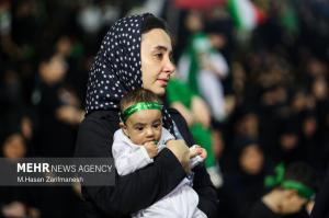 مراسم «شیرخوارگان حسینی» در مصلی امام خمینی(ره) +عکس