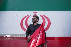 مراسم تشییع پیکر مطهر رهبر شهید انقلاب در تهران +عکس