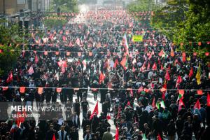 مراسم تشییع پیکر مطهر رهبر شهید انقلاب در تهران