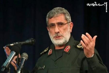 سردار قاآنی: تشییع پیکر در عراق مشت‌های دو ملت را علیه فتنه‌های آمریکایی محکم‌تر می کند