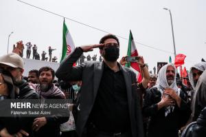 تشییع پیکر مطهر رهبر شهید انقلاب در قم +عکس
