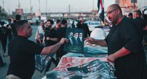  تصاویری از آمادگی‌ عراقی‌ها در نجف و کربلا برای تشییع پیکر رهبر شهید ایران 